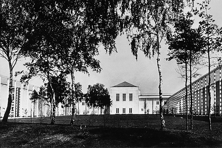 Blick über den Campus, ca. 1927