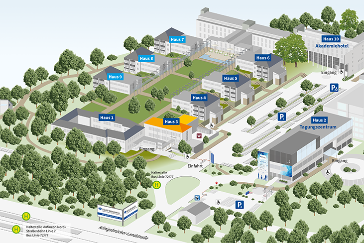 Übersicht Campus Haus 3